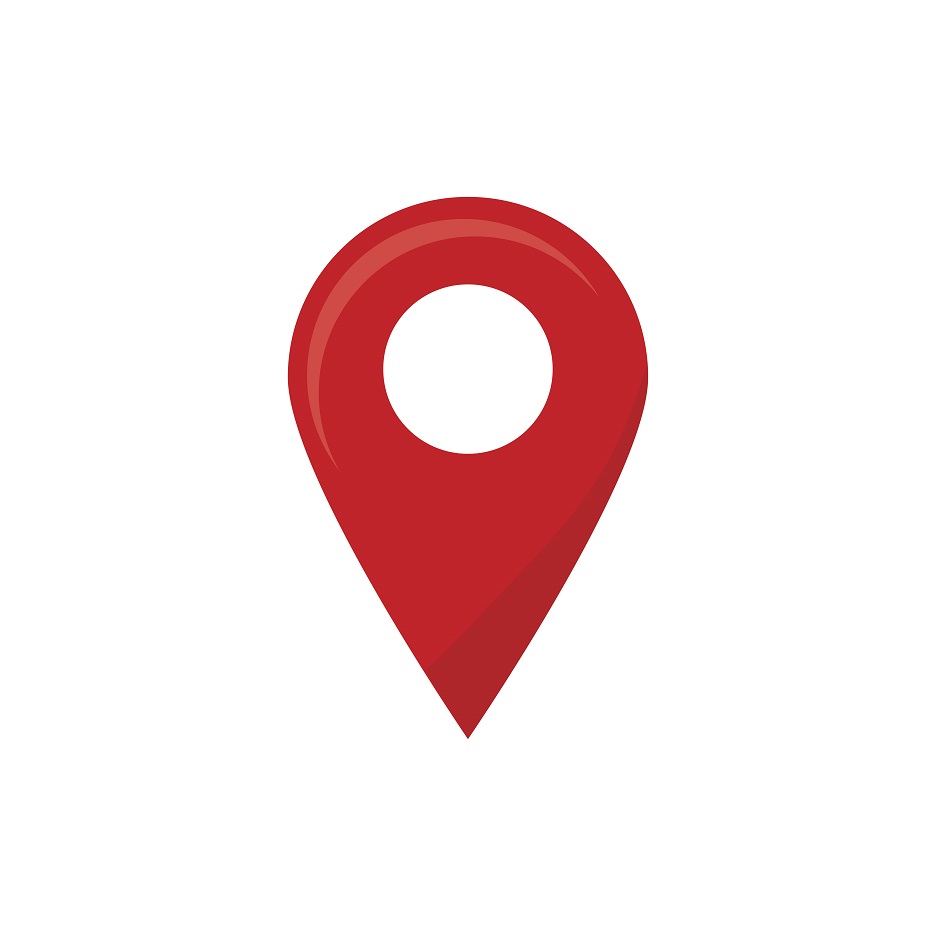 Map showing company location